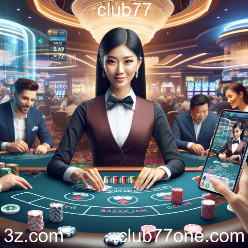 Viva a Emoção do Cassino Ao Vivo no Club77